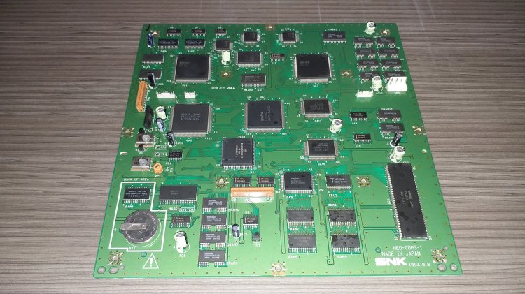 SNK Neo Geo CD console Main Board - Top Loading CDM3-1 version - Click Image to Close