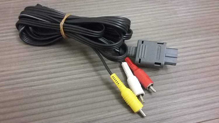 Super Famicom AV cable - Original - Click Image to Close