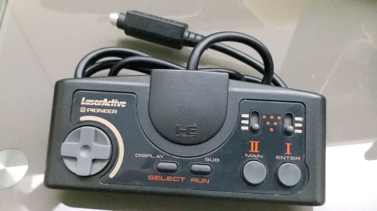 NEC PC Engine Controller Pioneer LaserActive Version - Click Image to Close