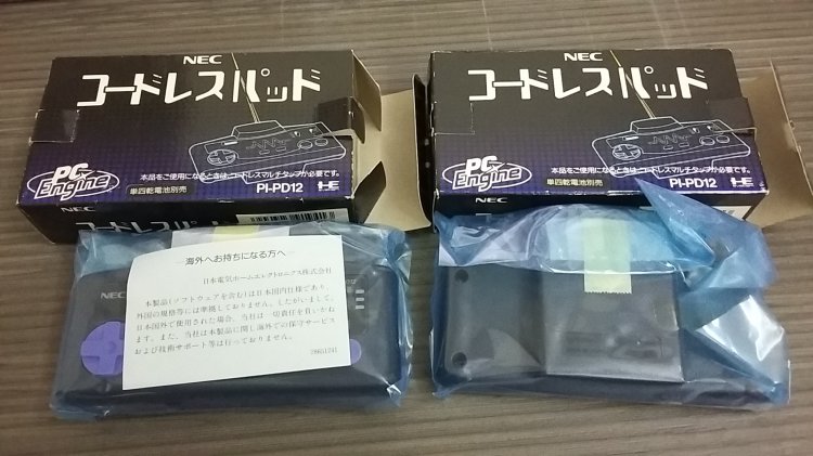Pc-Engine Wireless controller pad - Brand New - Click Image to Close