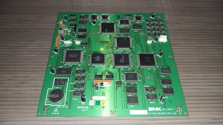 SNK Neo Geo CD console Main Board - Top Loading CDM5-1 version - Click Image to Close