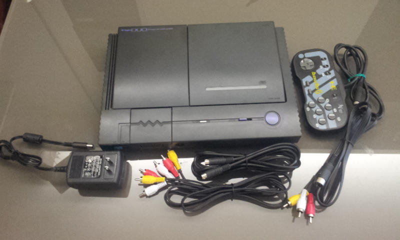 Pc-Engine DUO CD Rom console - Work JP/TurboGrafx game / S-Video - Click Image to Close